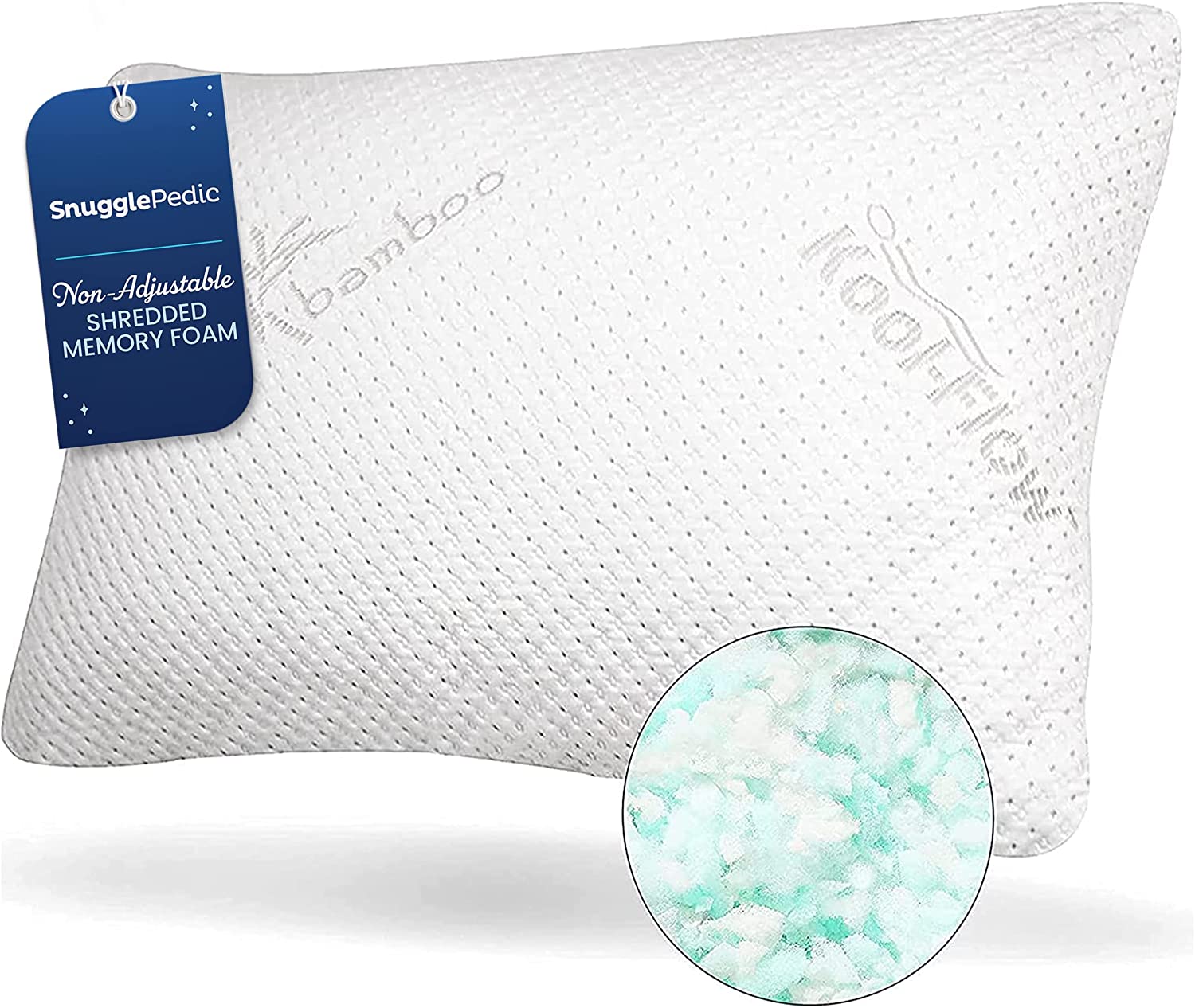 Snuggle-Pedic Bamboo Memory Foam Pillow