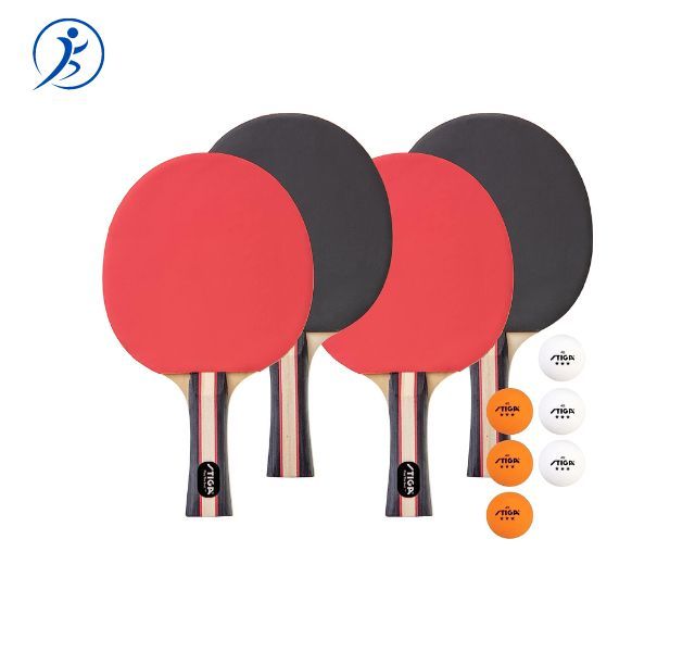 STIGA Performance 4 Player Ping Pong Paddle Set