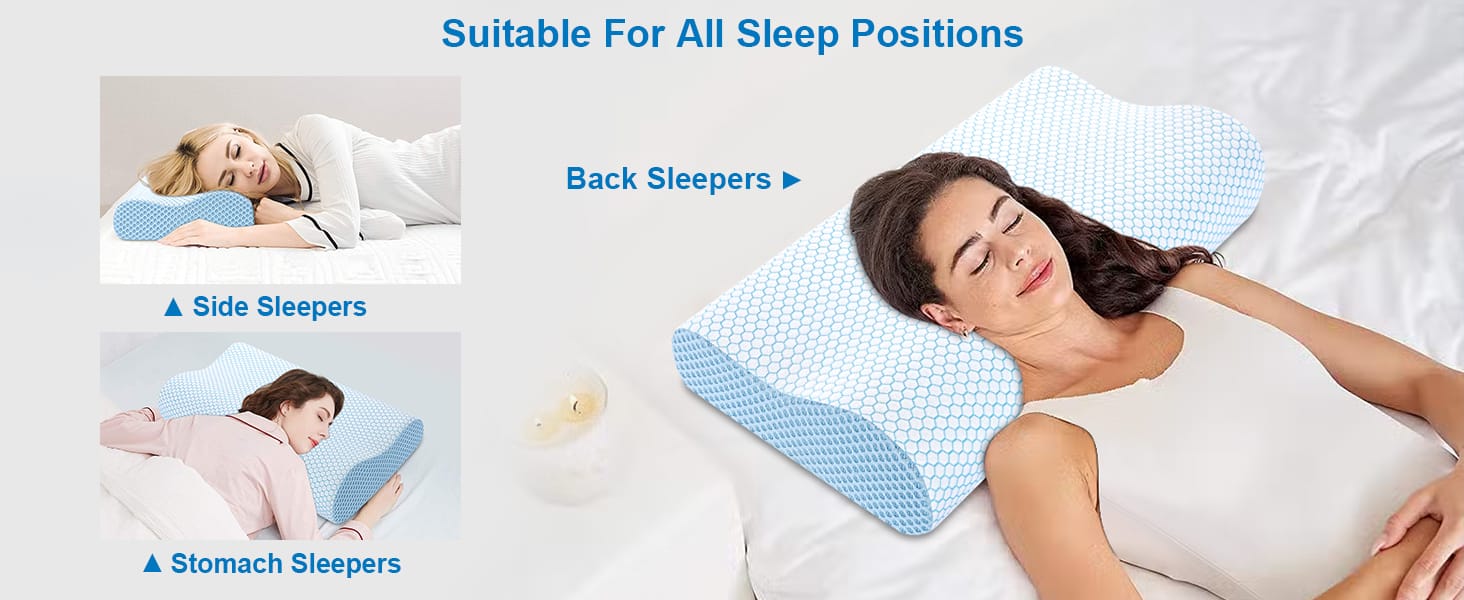 Anvo Neck Contour Cervical Orthopedic Pillow