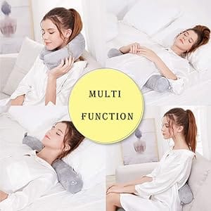 Lucear Twist Memory Foam Travel Pillow Neck