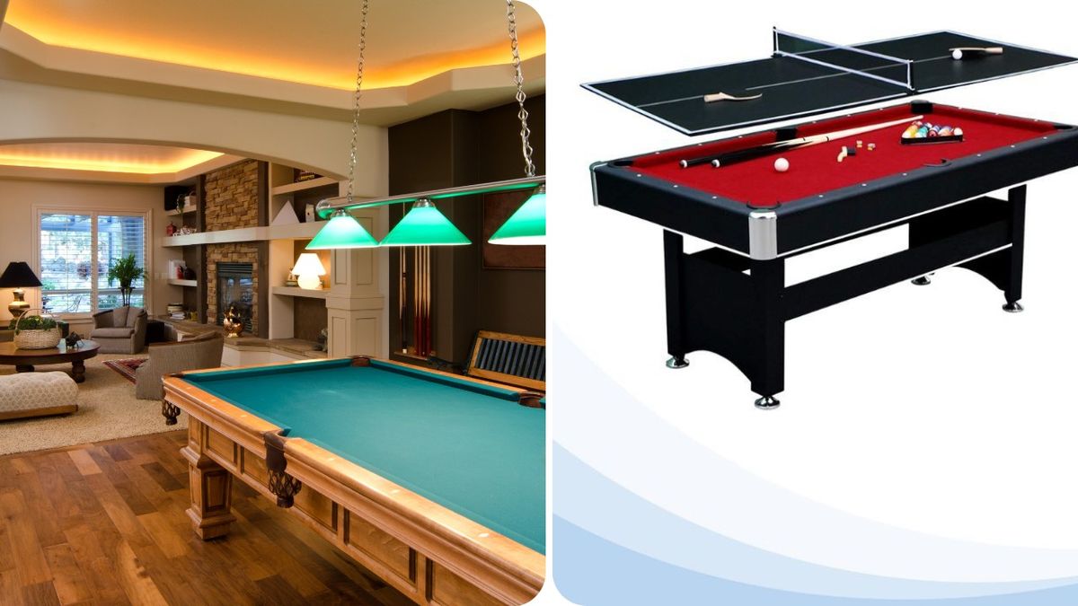 Pool Ping Pong Table - A Game Room Essential!