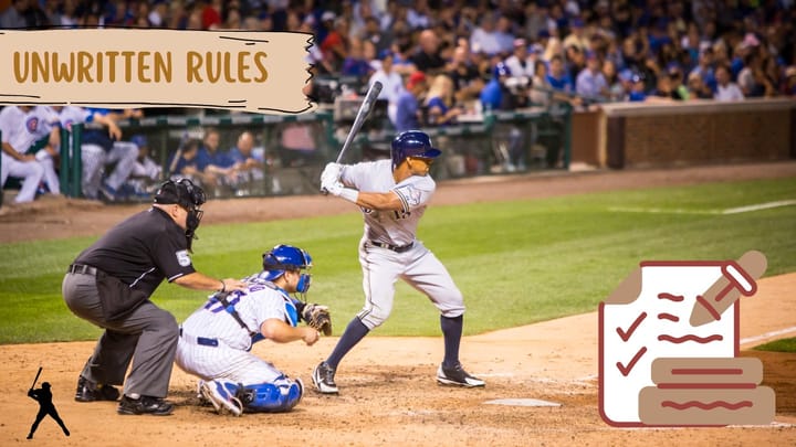 Unwritten Rules of Baseball 